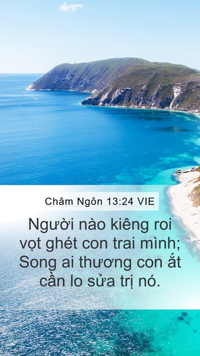 Châm Ngôn 13:24 VIE Bible Verse Image
