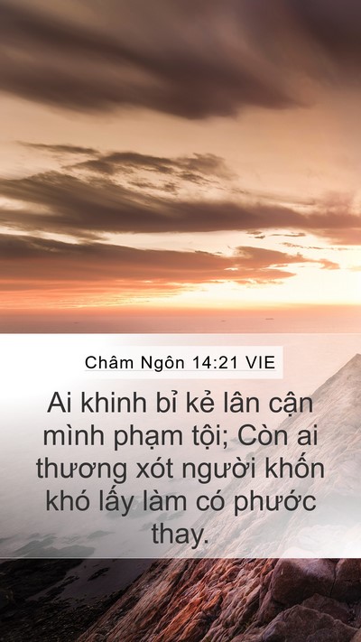 Châm Ngôn 14:21 VIE Bible Verse Image