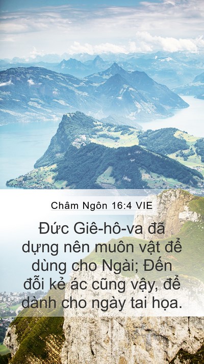 Châm Ngôn 16:4 VIE Bible Verse Image