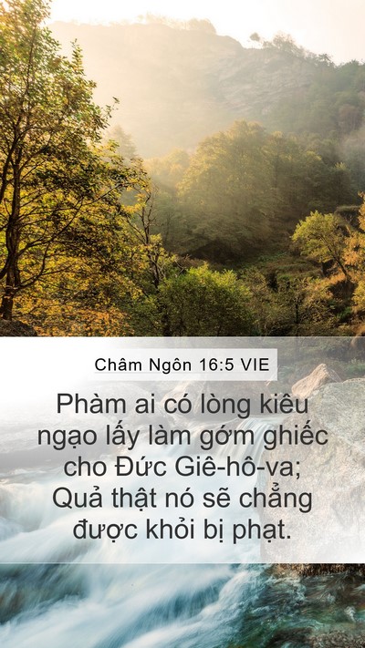 Châm Ngôn 16:5 VIE Bible Verse Image