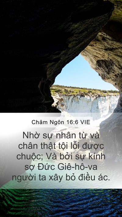 Châm Ngôn 16:6 VIE Bible Verse Image