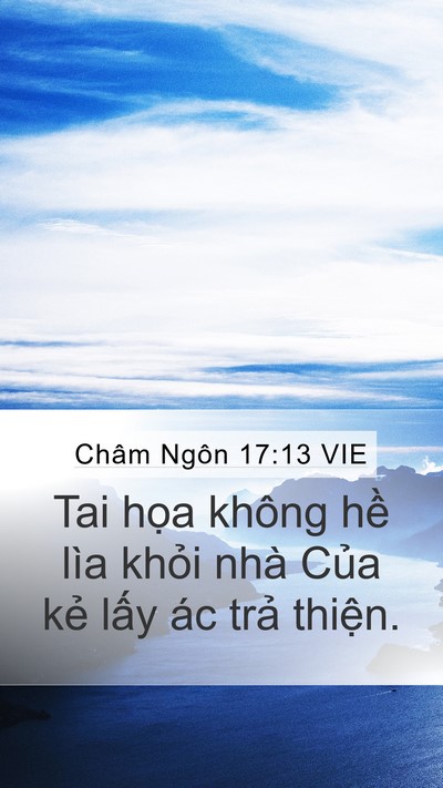 Châm Ngôn 17:13 VIE Bible Verse Image