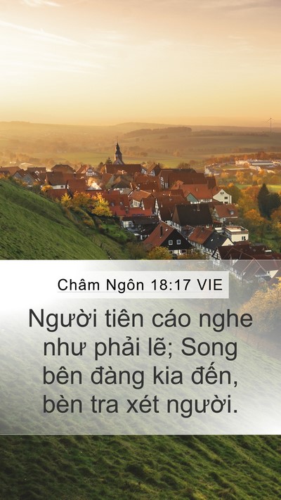 Châm Ngôn 18:17 VIE Bible Verse Image