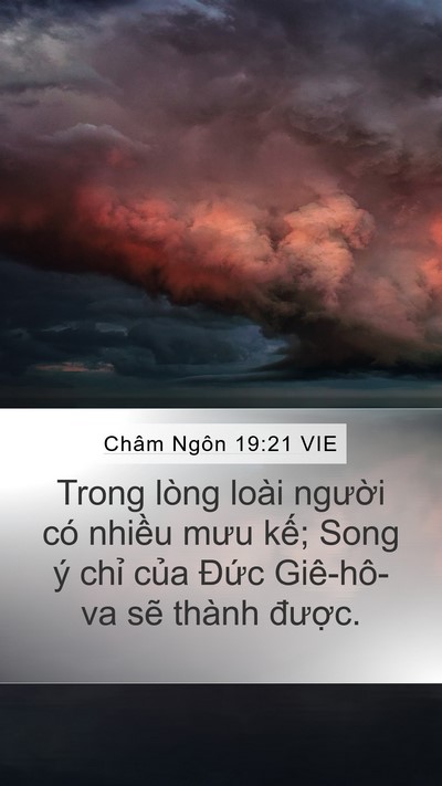 Châm Ngôn 19:21 VIE Bible Verse Image