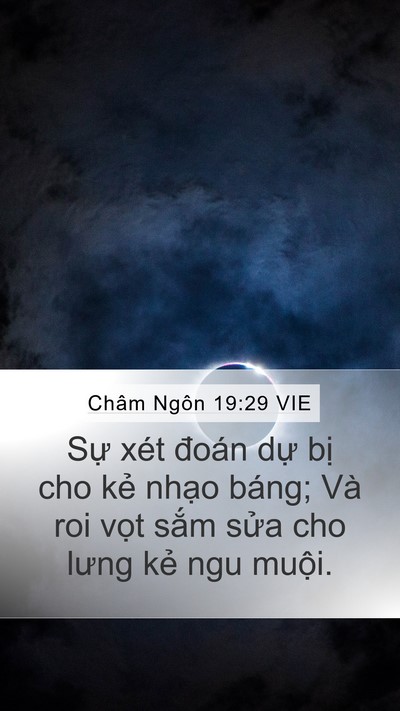 Châm Ngôn 19:29 VIE Bible Verse Image