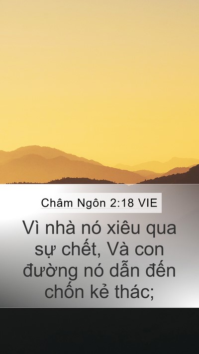Châm Ngôn 2:18 VIE Bible Verse Image