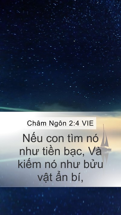 Châm Ngôn 2:4 VIE Bible Verse Image