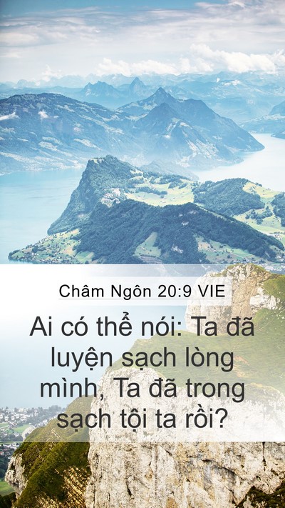 Châm Ngôn 20:9 VIE Bible Verse Image