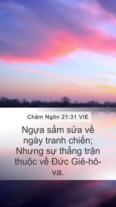 Châm Ngôn 21:31 VIE Bible Verse Image