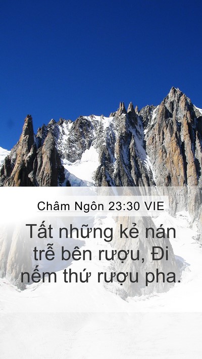 Châm Ngôn 23:30 VIE Bible Verse Image