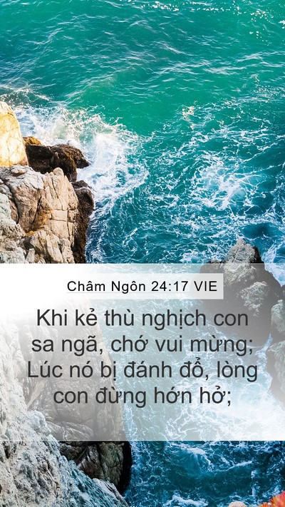 Châm Ngôn 24:17 VIE Bible Verse Image