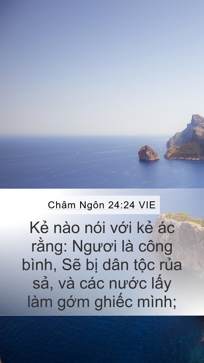 Châm Ngôn 24:24 VIE Bible Verse Image