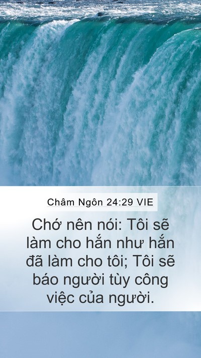 Châm Ngôn 24:29 VIE Bible Verse Image
