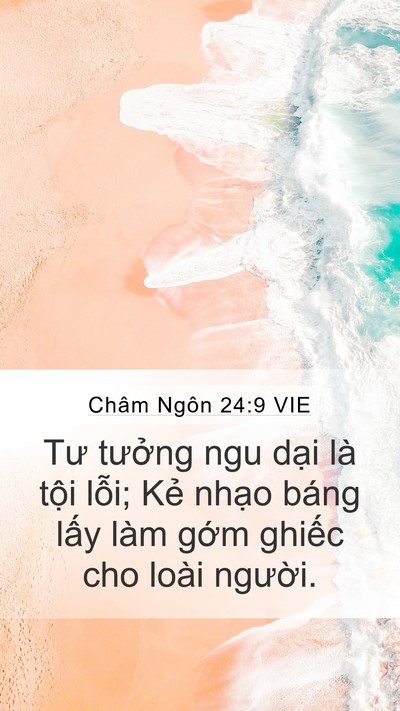 Châm Ngôn 24:9 VIE Bible Verse Image