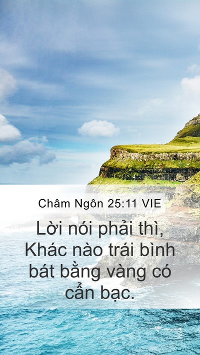 Châm Ngôn 25:11 VIE Bible Verse Image