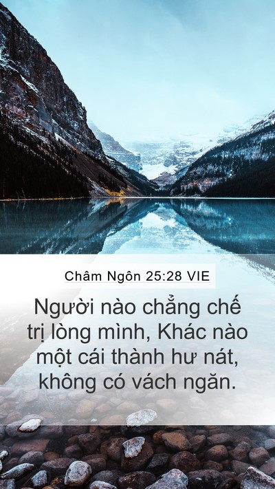 Châm Ngôn 25:28 VIE Bible Verse Image