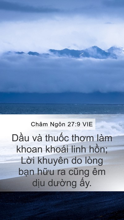 Châm Ngôn 27:9 VIE Bible Verse Image