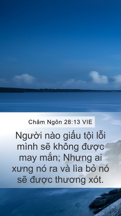 Châm Ngôn 28:13 VIE Bible Verse Image