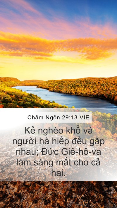 Châm Ngôn 29:13 VIE Bible Verse Image