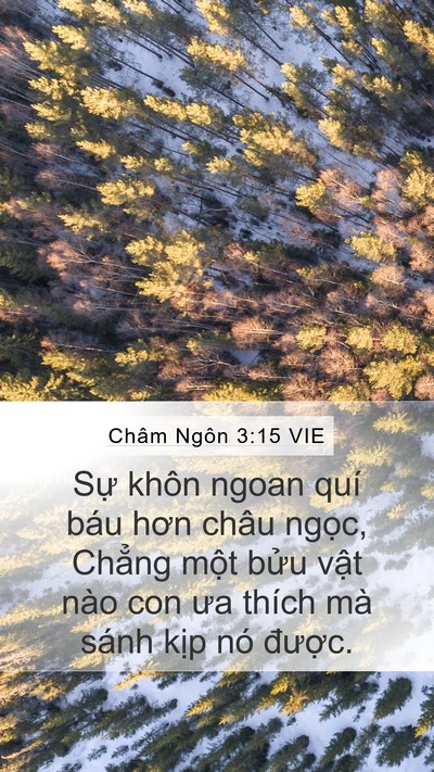 Châm Ngôn 3:15 VIE Bible Verse Image