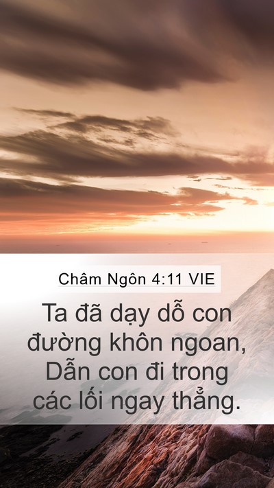 Châm Ngôn 4:11 VIE Bible Verse Image
