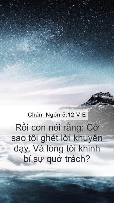 Châm Ngôn 5:12 VIE Bible Verse Image