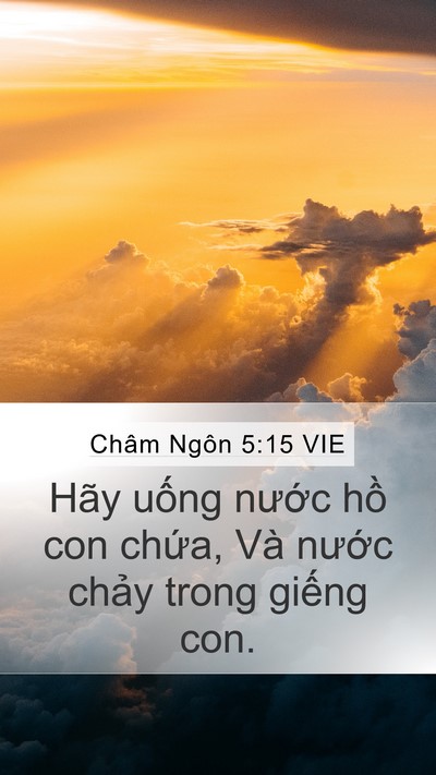 Châm Ngôn 5:15 VIE Bible Verse Image