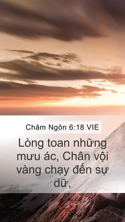 Châm Ngôn 6:18 VIE Bible Verse Image