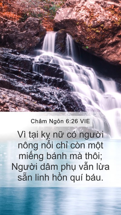 Châm Ngôn 6:26 VIE Bible Verse Image