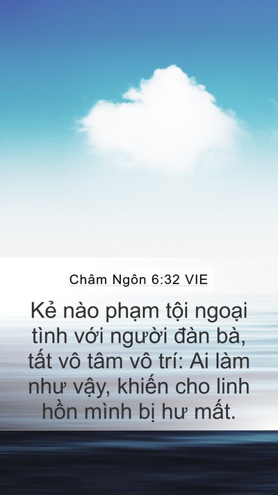 Châm Ngôn 6:32 VIE Bible Verse Image