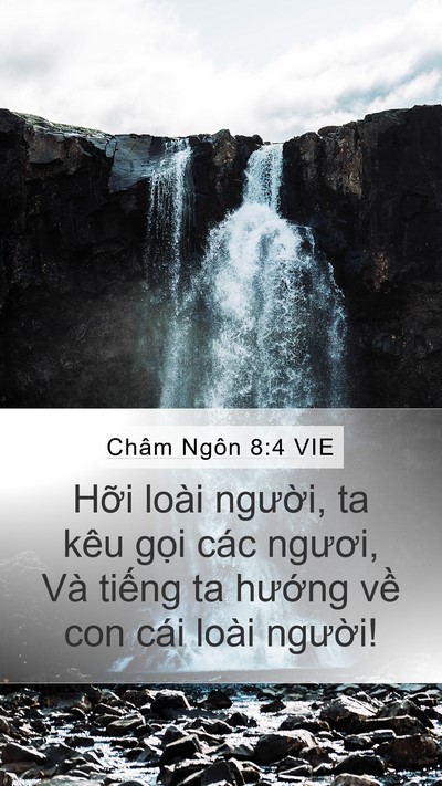 Châm Ngôn 8:4 VIE Bible Verse Image