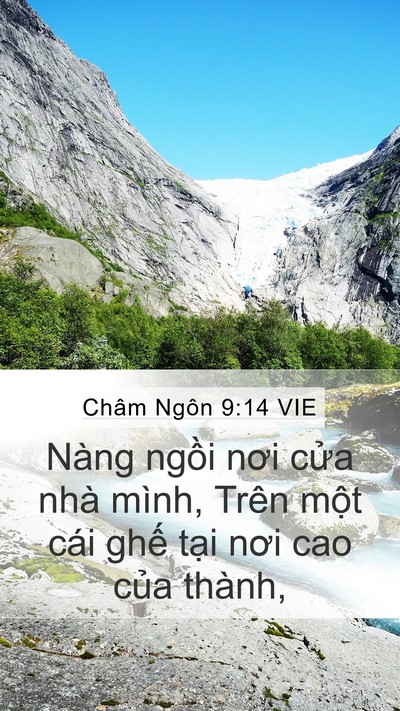 Châm Ngôn 9:14 VIE Bible Verse Image