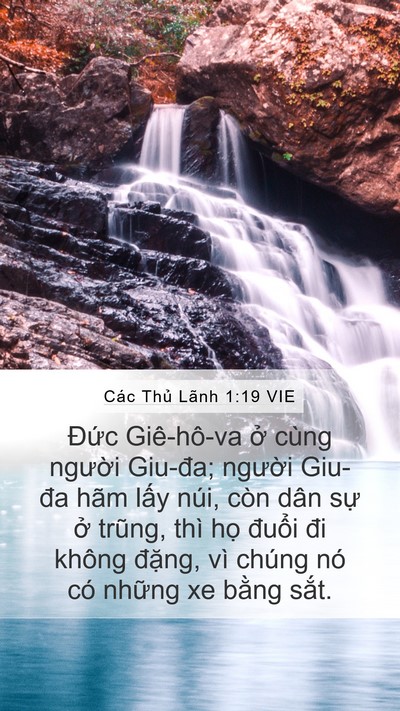 Các Thủ Lãnh 1:19 VIE Bible Verse Image