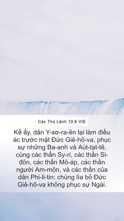 Các Thủ Lãnh 10:6 VIE Bible Verse Image