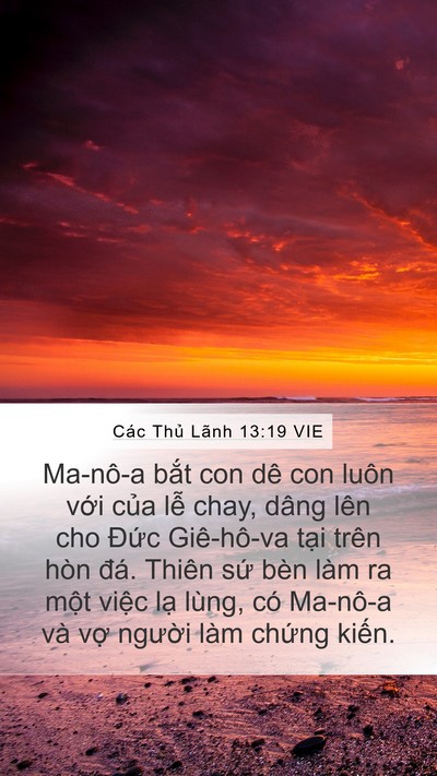 Các Thủ Lãnh 13:19 VIE Bible Verse Image