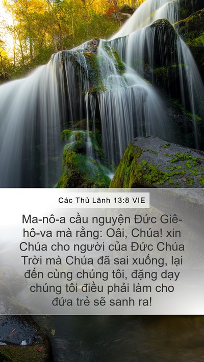 Các Thủ Lãnh 13:8 VIE Bible Verse Image