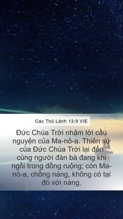 Các Thủ Lãnh 13:9 VIE Bible Verse Image