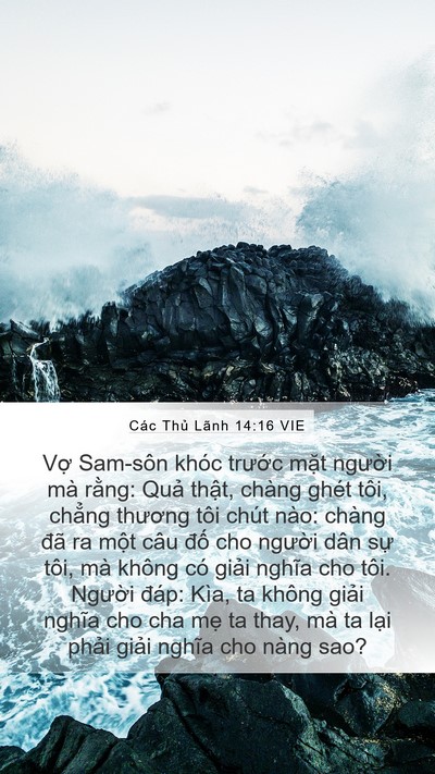Các Thủ Lãnh 14:16 VIE Bible Verse Image