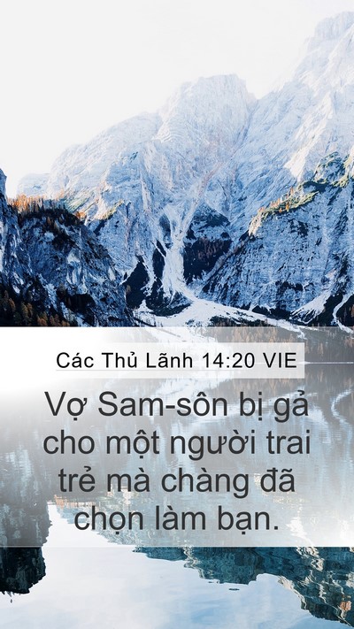 Các Thủ Lãnh 14:20 VIE Bible Verse Image