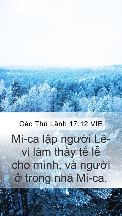 Các Thủ Lãnh 17:12 VIE Bible Verse Image