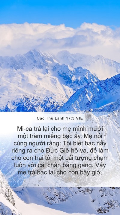 Các Thủ Lãnh 17:3 VIE Bible Verse Image