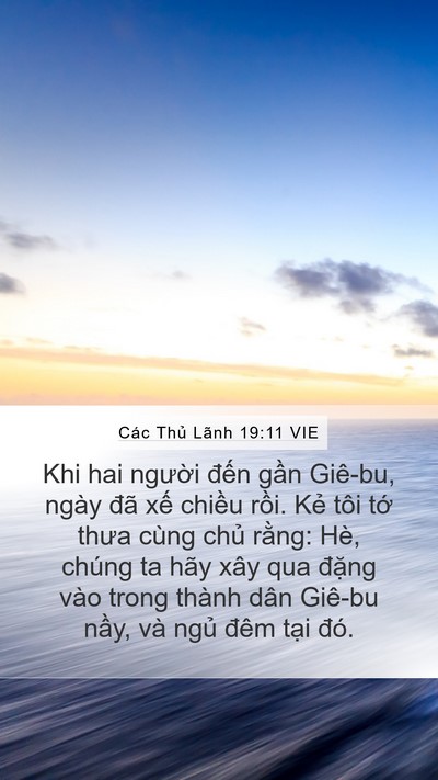 Các Thủ Lãnh 19:11 VIE Bible Verse Image