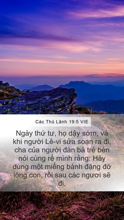 Các Thủ Lãnh 19:5 VIE Bible Verse Image