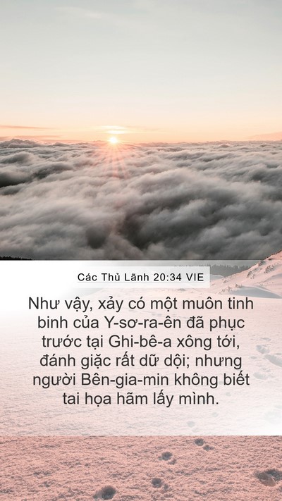 Các Thủ Lãnh 20:34 VIE Bible Verse Image
