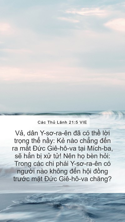 Các Thủ Lãnh 21:5 VIE Bible Verse Image