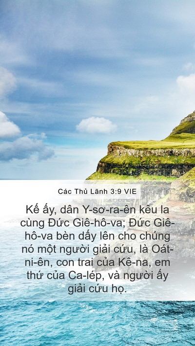 Các Thủ Lãnh 3:9 VIE Bible Verse Image