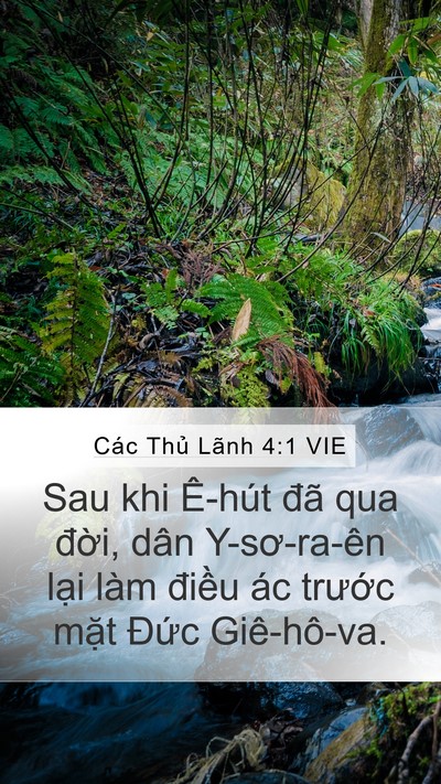 Các Thủ Lãnh 4:1 VIE Bible Verse Image