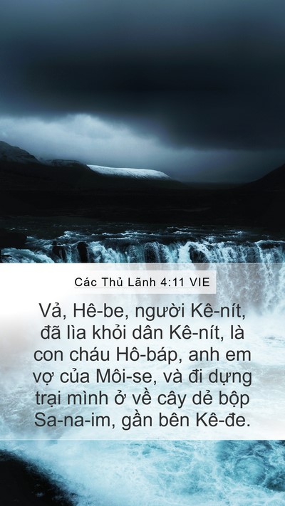 Các Thủ Lãnh 4:11 VIE Bible Verse Image