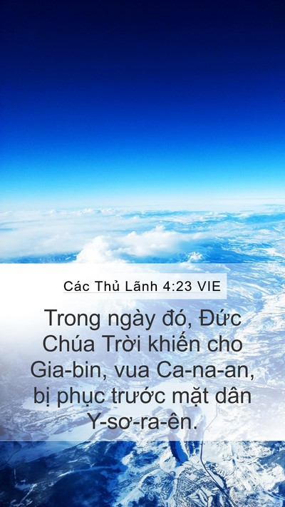 Các Thủ Lãnh 4:23 VIE Bible Verse Image