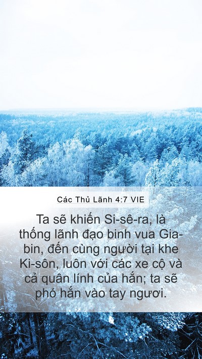 Các Thủ Lãnh 4:7 VIE Bible Verse Image